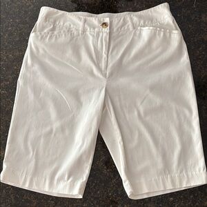 Kim Rogers White Cotton Shorts size 10